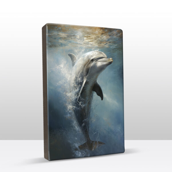 Artchoices exclusive: 011. Dolfijn op houten paneel(tje) - Afbeelding 4