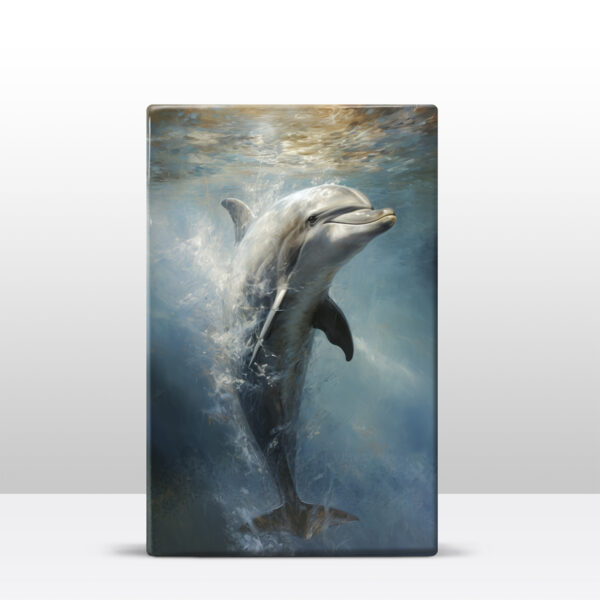 Artchoices exclusive: 011. Dolfijn op houten paneel(tje) - Afbeelding 3
