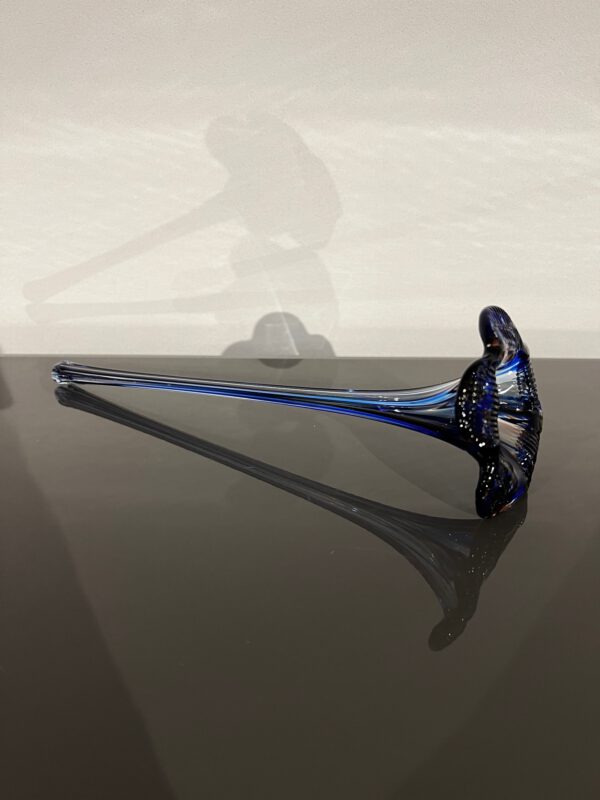 Glaskunst, Blauwe bloem - Afbeelding 3