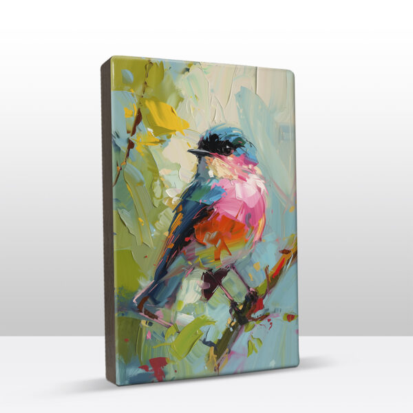 Artchoices exclusive: 051 Bird paint op houten paneel(tje) - Afbeelding 3