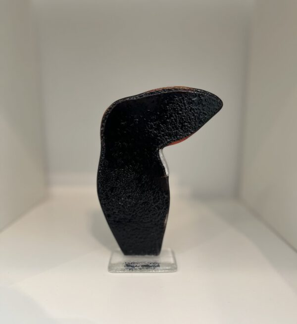 Glazen Habrat Toekan groen/oranje - Afbeelding 2