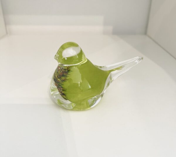 Kristal vogel groen/multicolor