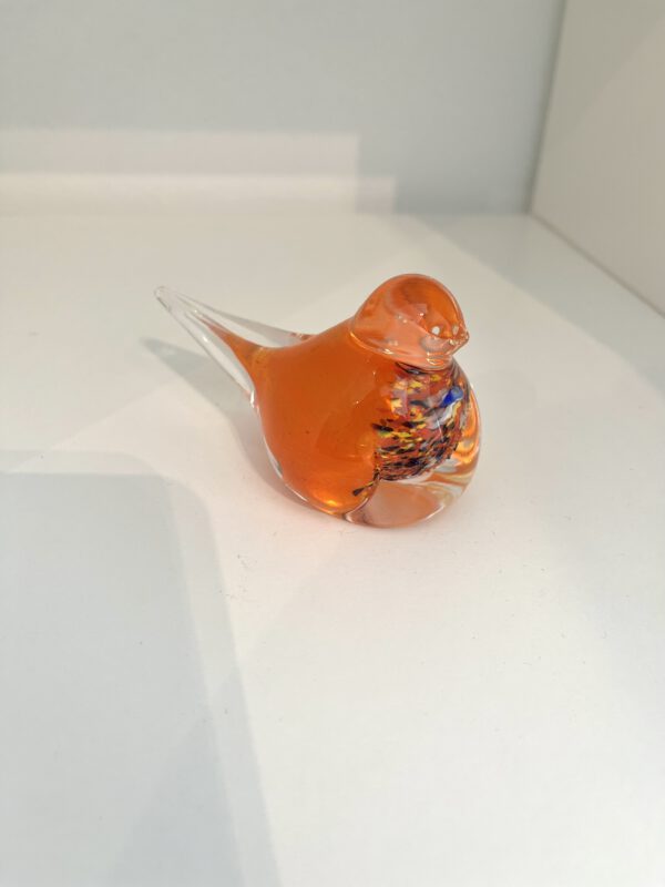 Kristal vogel oranje/multicolor - Afbeelding 2