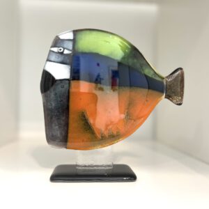 Glazen Habrat Fish oranje